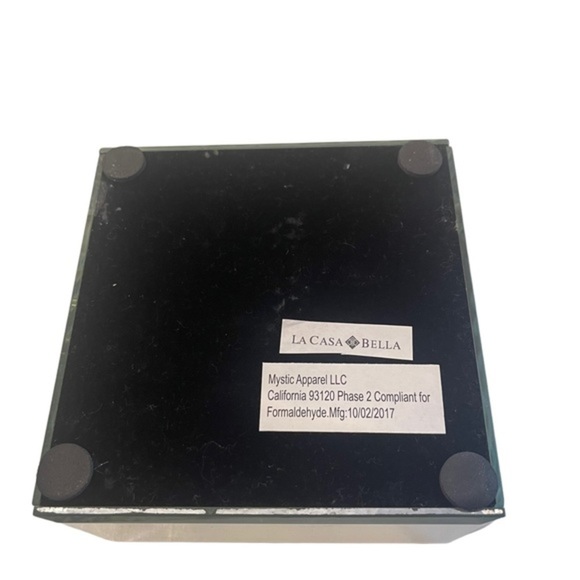 LaCasa Bella Love Pineapple Pink and Gold Jewelry Keepsake Box - Picture 6 of 6